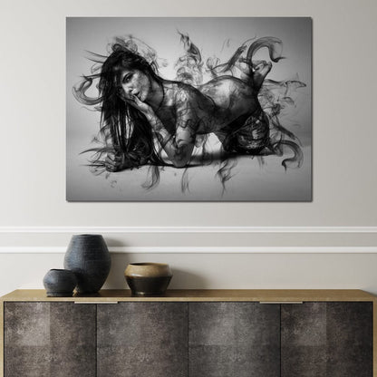 The Smoke Collection 09 Canvas Wall Art