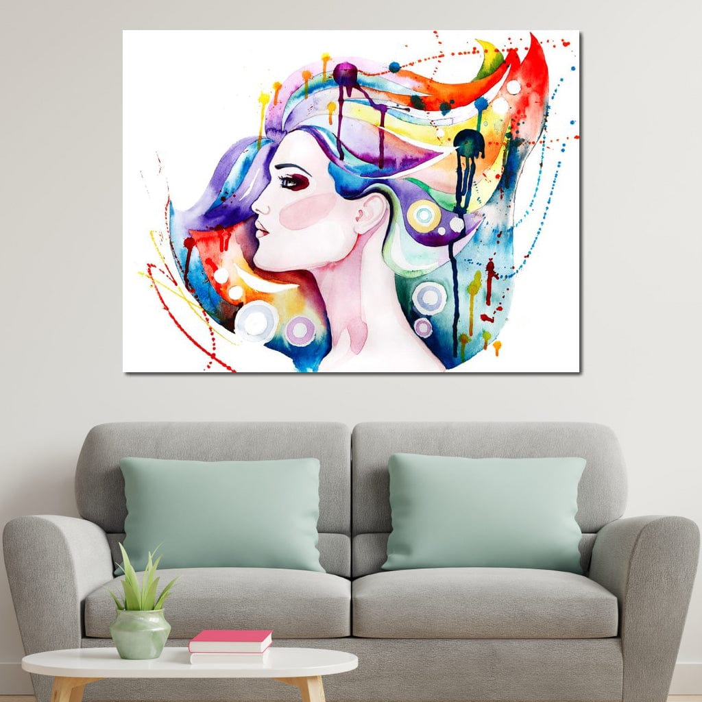 Rosie Portrait Canvas Wall Art