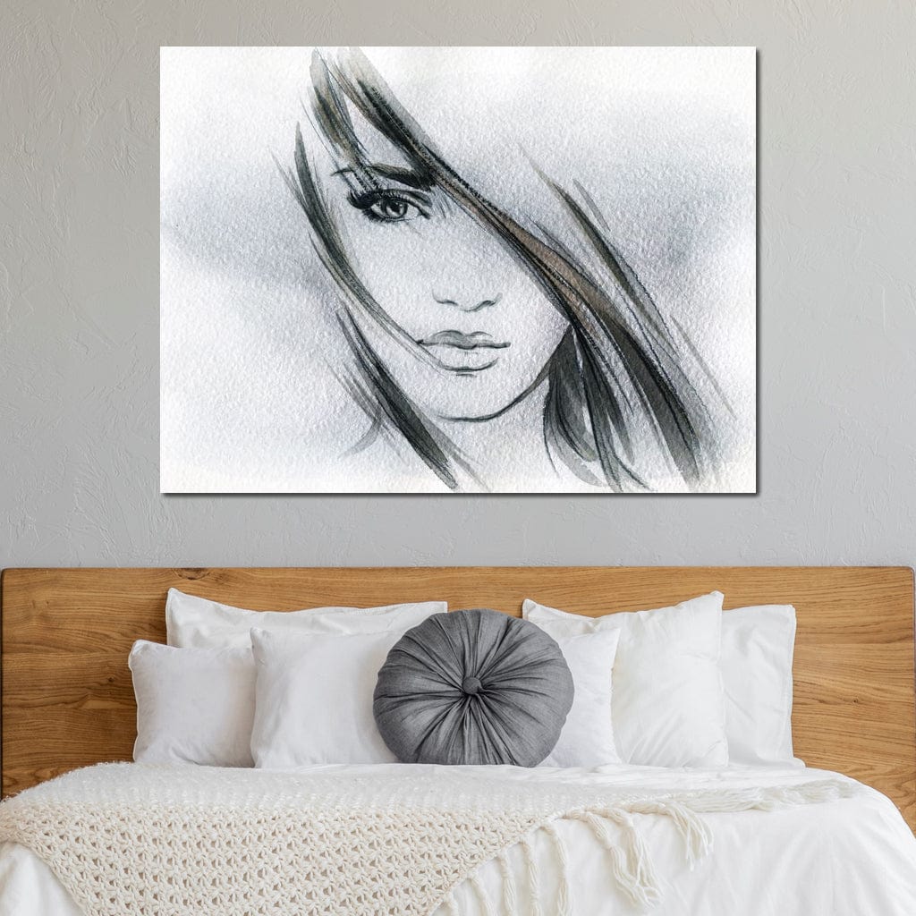 Fanny Portrait Canvas Wall Art