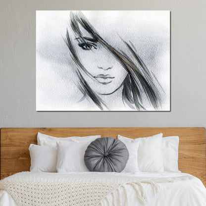 Fanny Portrait Canvas Wall Art