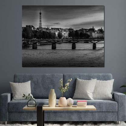 Paris in Black & White 7 Canvas Wall Art