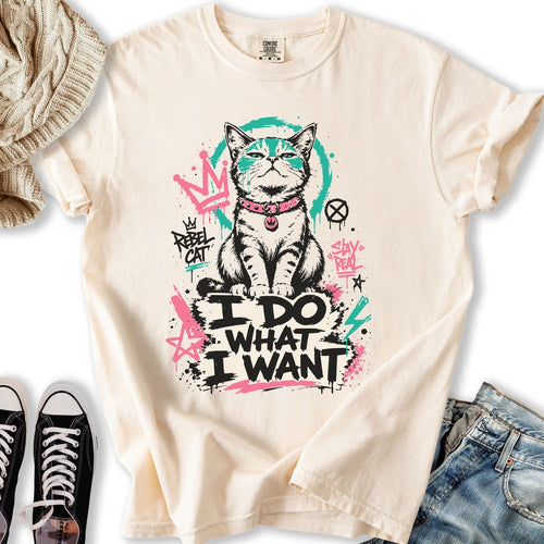 Streetart Cat Relaxed Tee