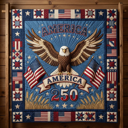 Eagle 250 America Quilt Blanket