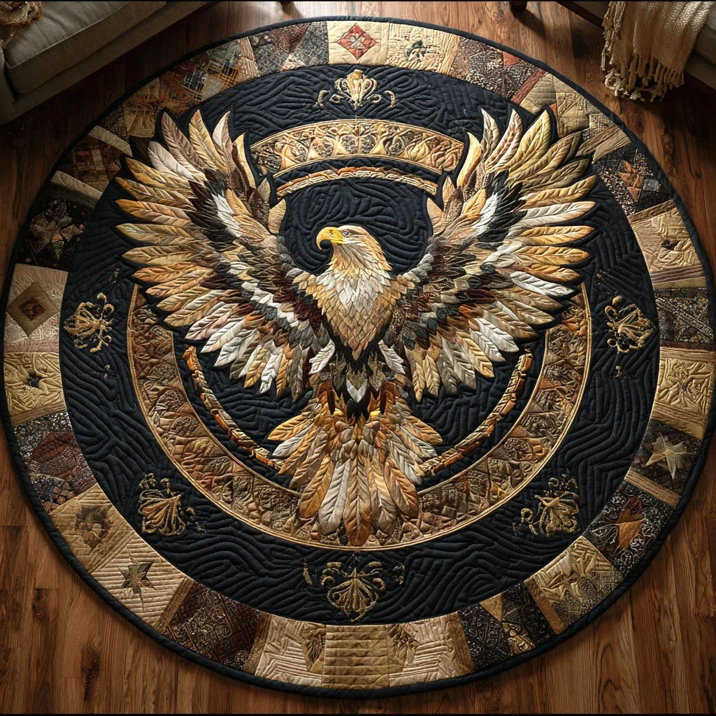 Eagle Ascend Quilted Round Mat