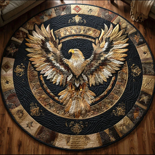 Eagle Ascend Quilted Round Mat