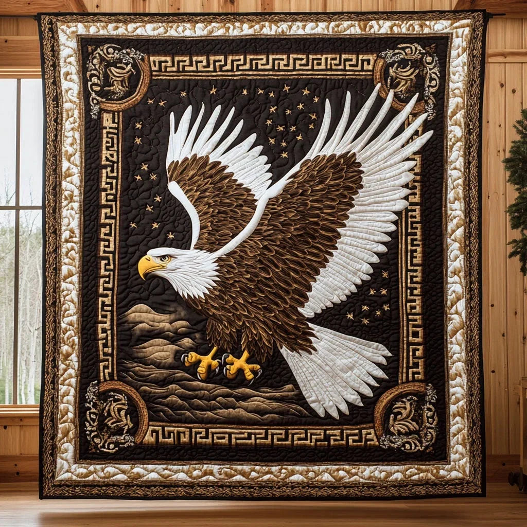 Eagle's Dominion Quilt Blanket