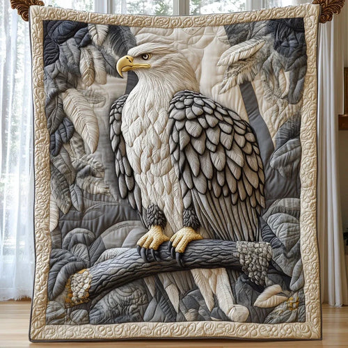 Eagle Silent Quilt Blanket