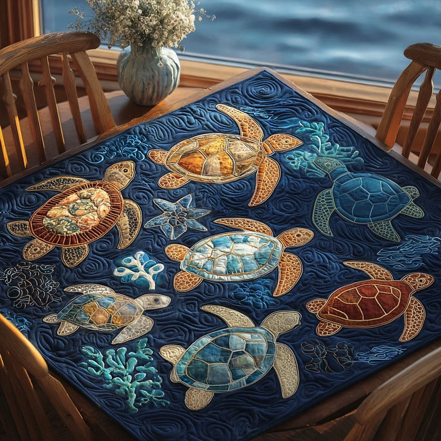 Earth Guardian Quilted Table Topper