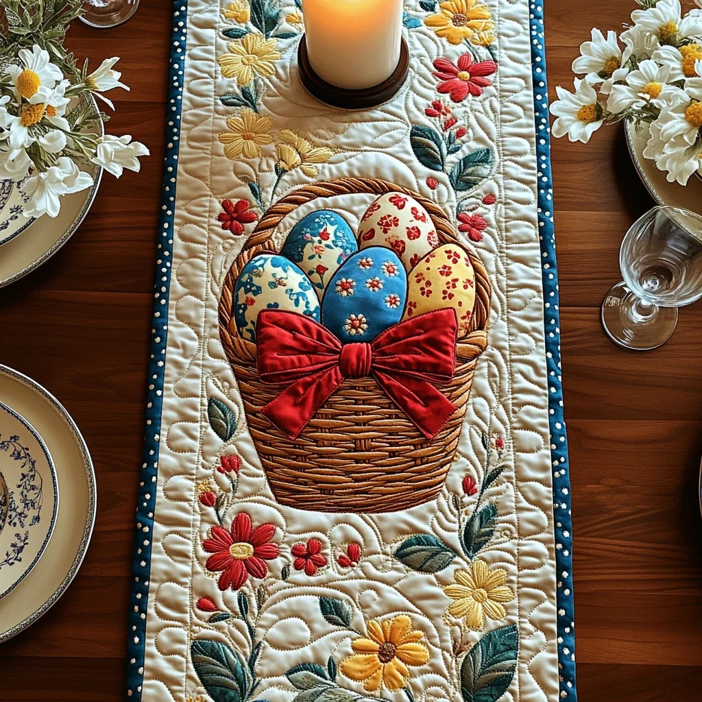 Easter Magic Quilted Table Runner