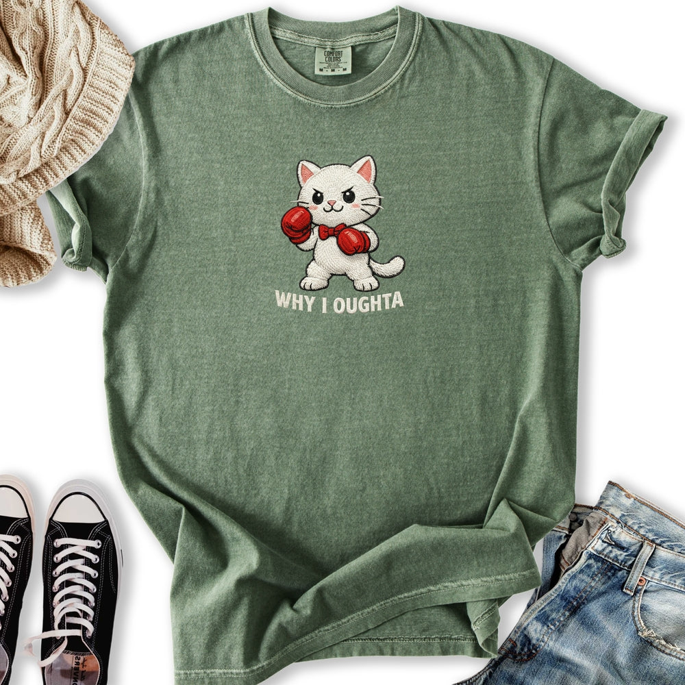 Faux Embroidery Boxer Relaxed Tee