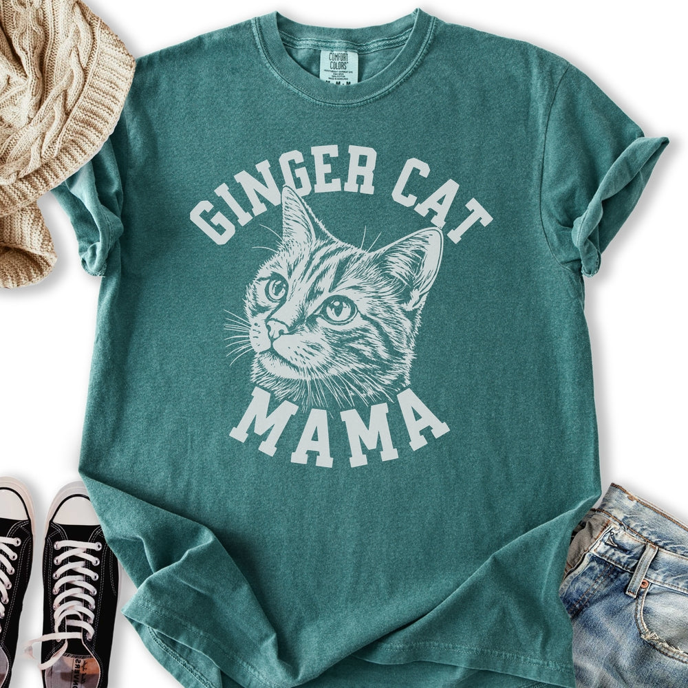 Ginger Cat Mama Relaxed Tee