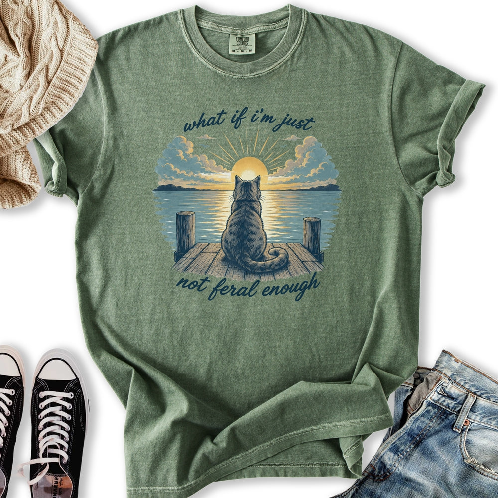 Not Feral Enough Cat Relaxed Tee