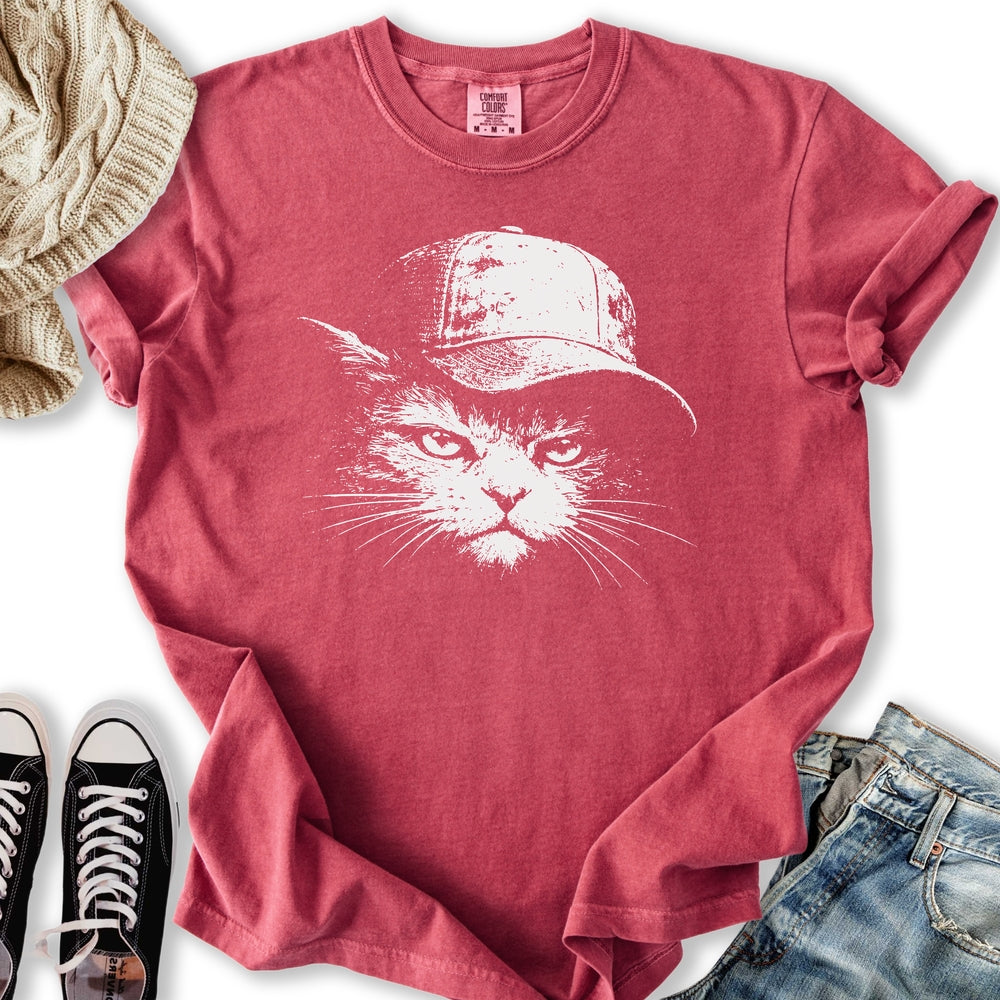 Trucker Cat Relaxed Tee