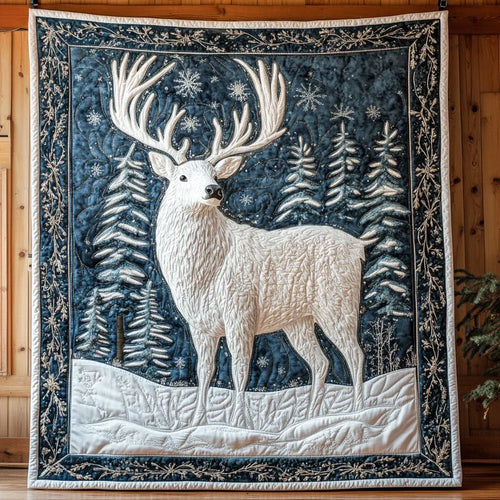 Echo The Snow Quilt Blanket
