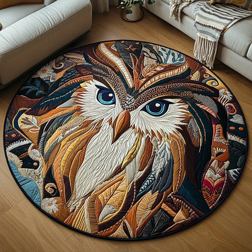 Echoes of the Ancients Quilted Round Mat
