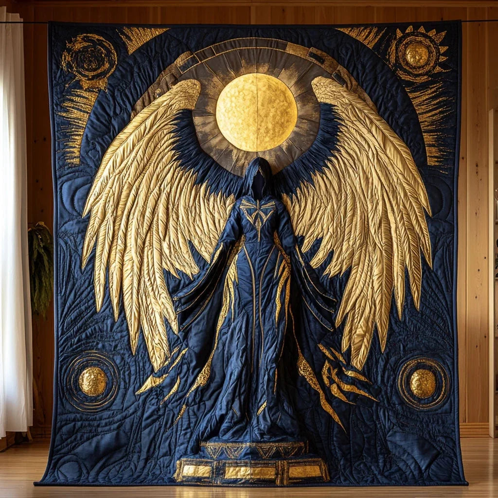 Eclipse Guardian Quilt Blanket