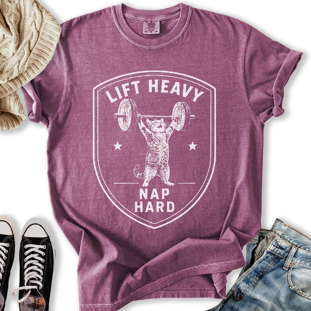 Lift Heavy Nap Hard Relaxed Tee