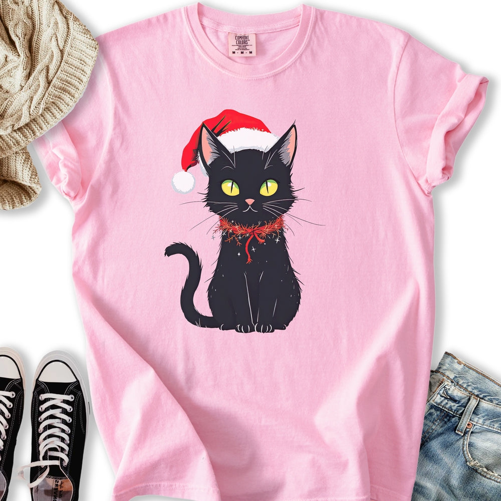 Black Cat Tinsel Relaxed Tee