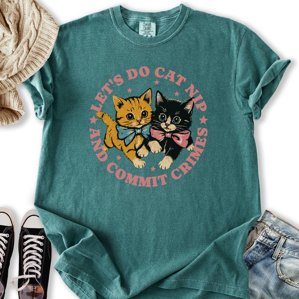 Cat Nip Crimes Relaxed Tee