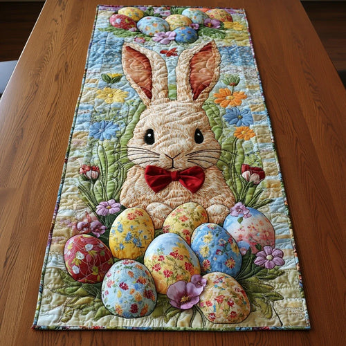 Egg Parade Quilted Table Runner