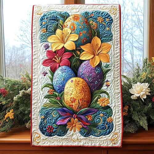 Eggstraordinary Easter Quilted Table Runner