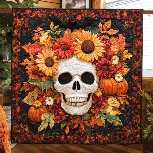 Elegy In Bloom Quilt Blanket