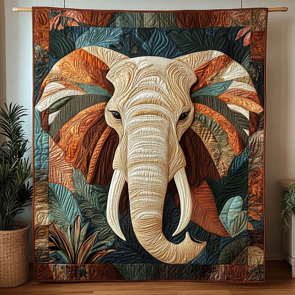 Elephant Spirit Quilt Blanket