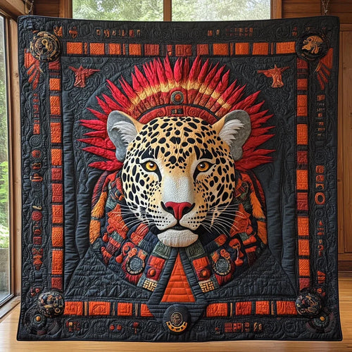 Ember Gaze Quilt Blanket