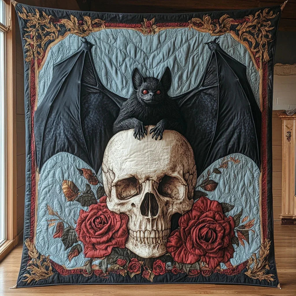 Embrace Of The Night Quilt Blanket