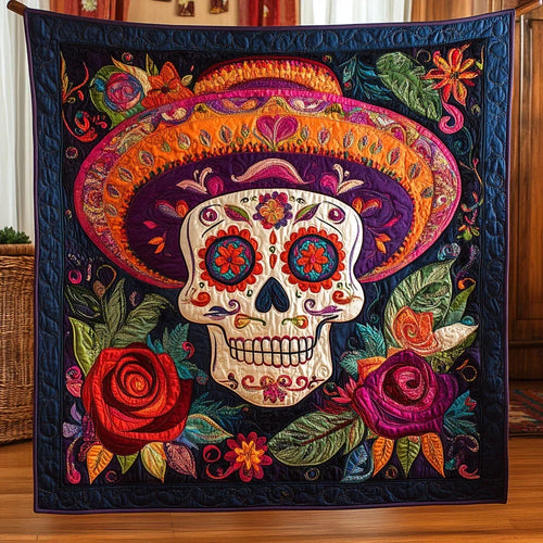Embroidered Afterlife Quilt Blanket