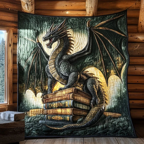 Emerald Arcana Quilt Blanket