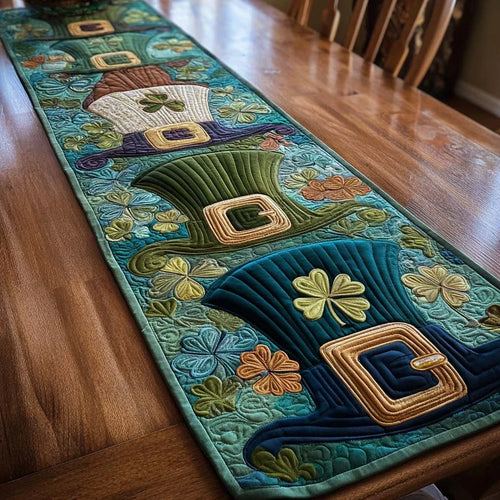 Emerald Joy Quilted Table Runner