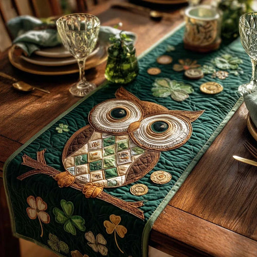 Emerald Meadow Quilted Table Runner