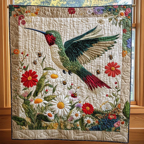 Emerald Whisper Quilt Blanket