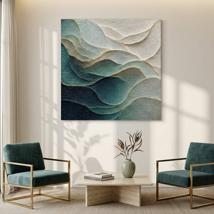 Emerald Waves Wall Art