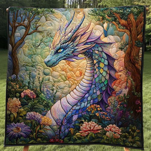 Enchanted Dragon Quilt Blanket