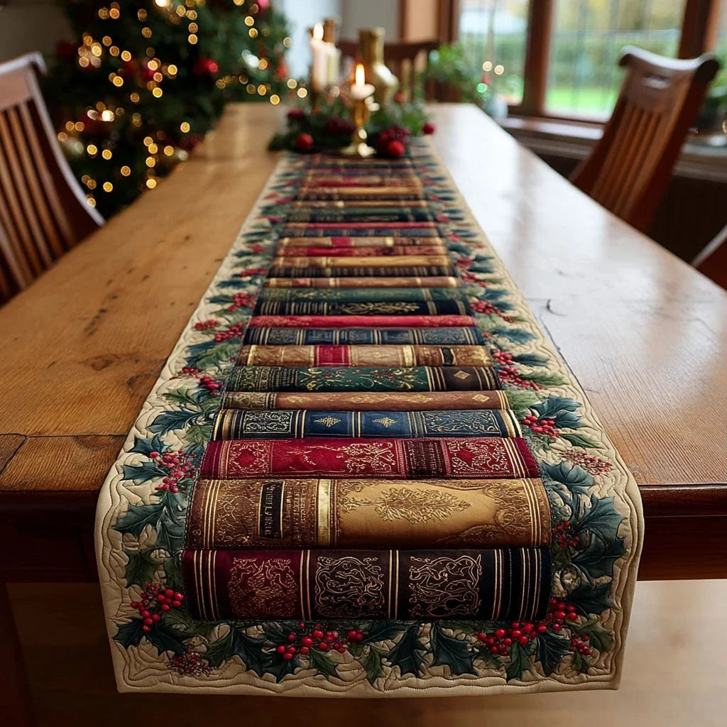 Enchanted Library Quilted Table Runner
