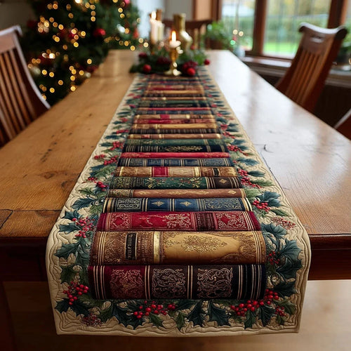 Enchanted Library Quilted Table Runner