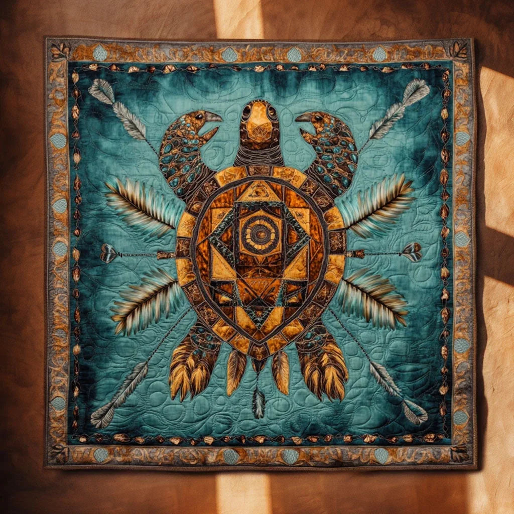 Enchanted Turtle Quilt Blanket