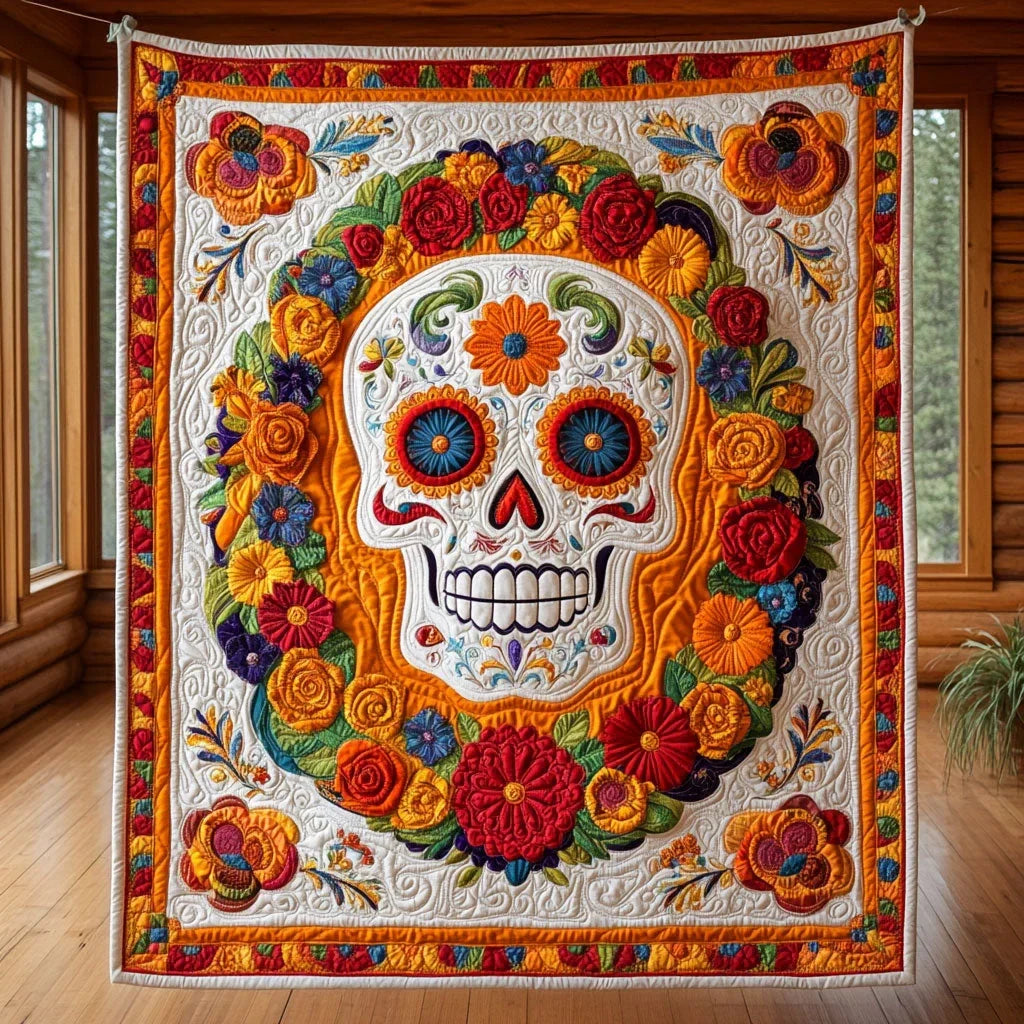 Eternal Bloom Quilt Blanket