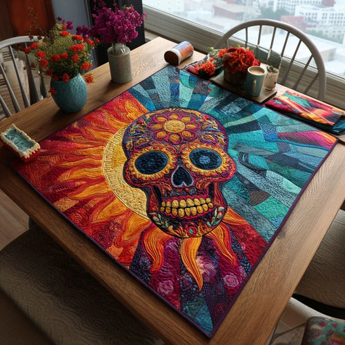 Eternal Fiesta Quilted Table Topper