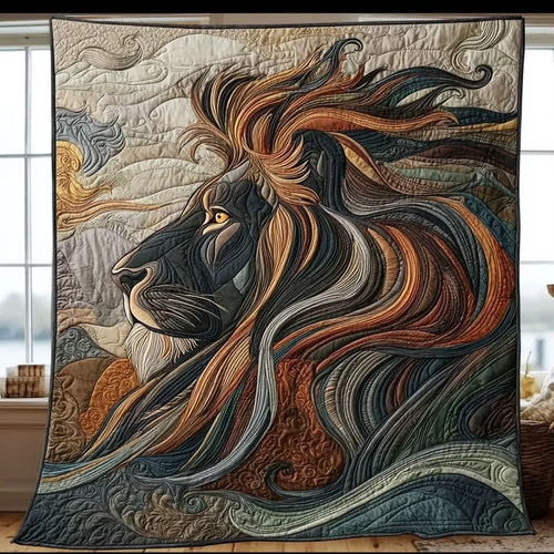 Eternal Lion Quilt Blanket