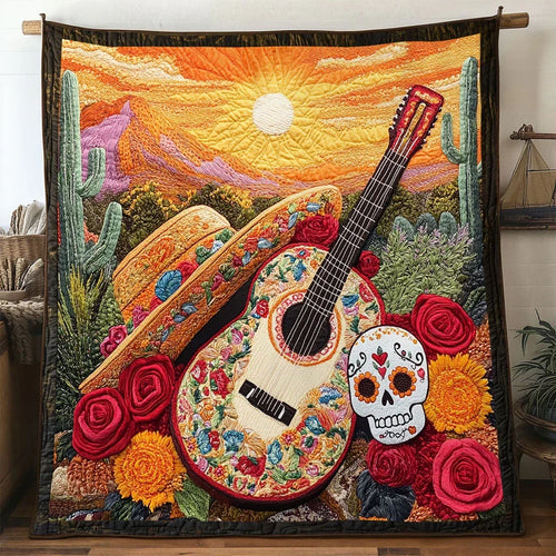 Eternal Melody Guitar Quilt Blanket
