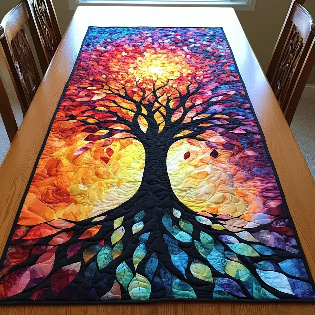 Eternal Roots Quilted Table Runner