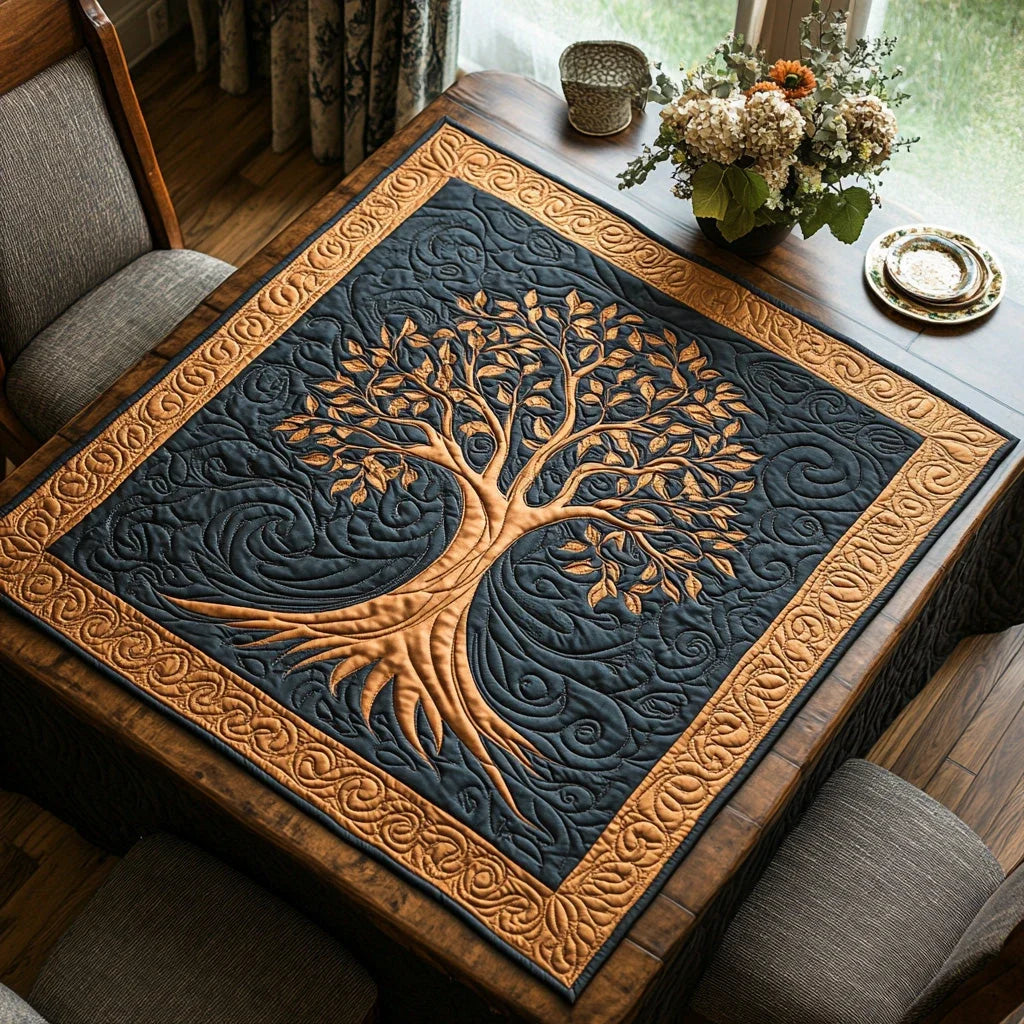 Eternal Roots Quilted Table Topper