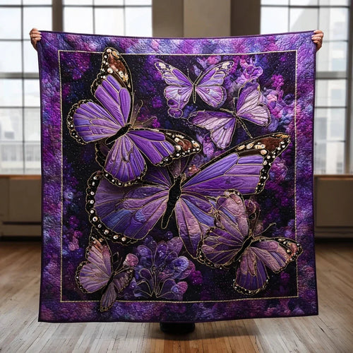 Ethereal Butterflies Quilt Blanket