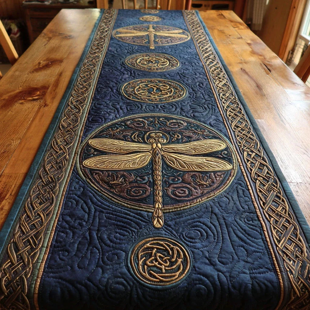 Ethereal Sky Quilted Table Runner