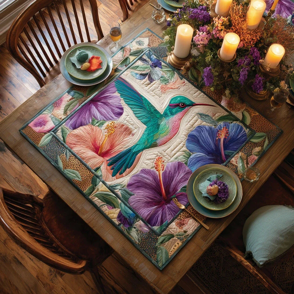 Ethereal Wings Quilted Table Topper
