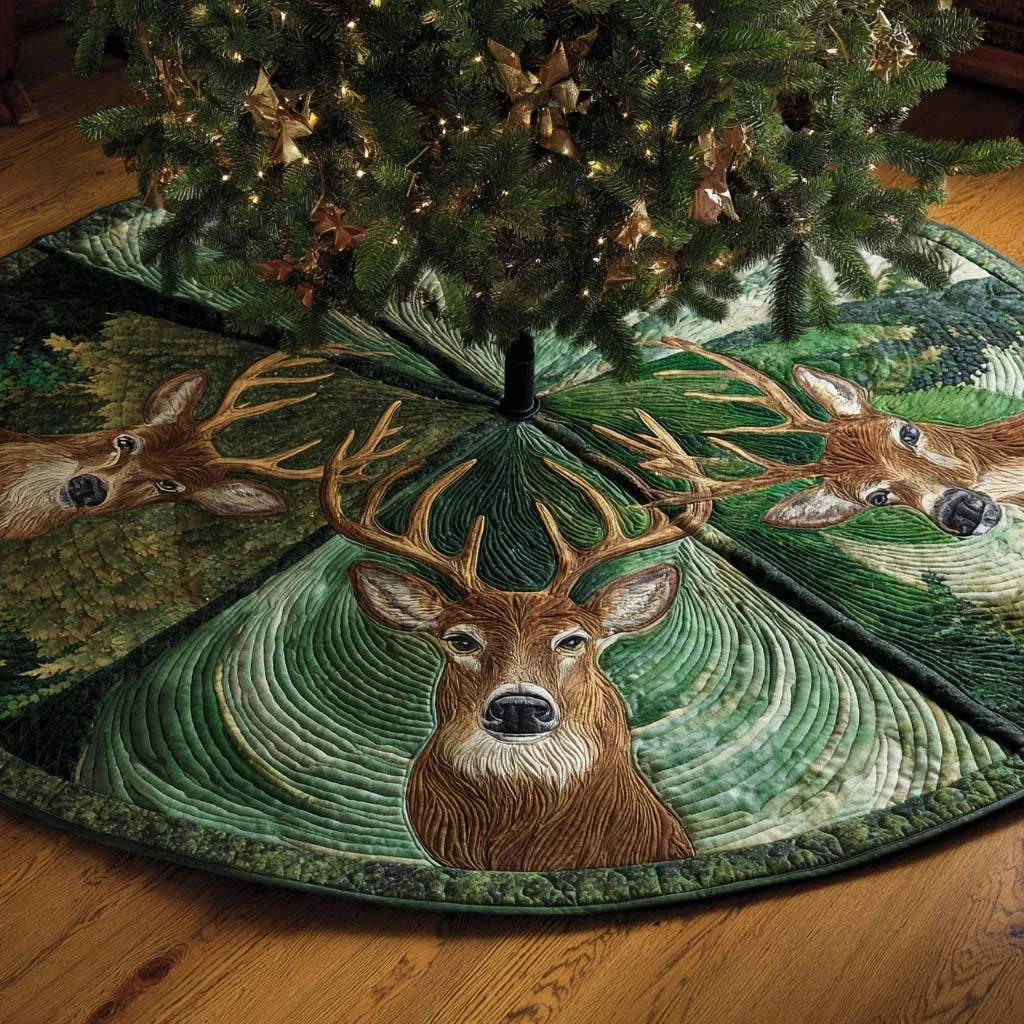 Evergreen King Quilted Tree Skirt