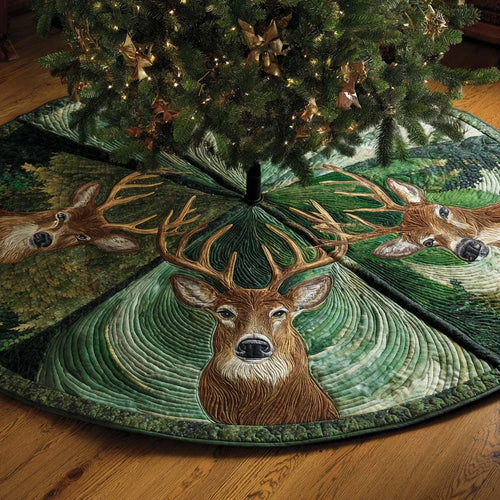 Evergreen King Quilted Tree Skirt